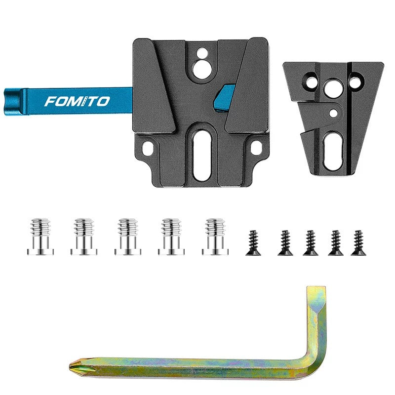 Fomito-VK-02 V Mount Battery Plate V Mount Adapter VK-02 V-Mount V-Lock Base Station Quick Release Plate-F0025/F0026/F0027/F0028