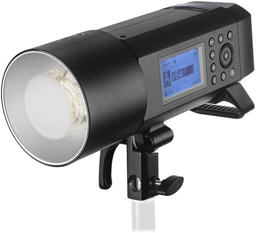 Godox AD400 Pro II AD400Pro II AD400ProII Flash, GN72 One-Tap Sync with X3/30W Bi-Color Modeling Lamp/Color Screen/16 Color Groups Indicator/Freeze Mode/460 Flashes/1/512~1/1 (with ± 0.1 Increment)