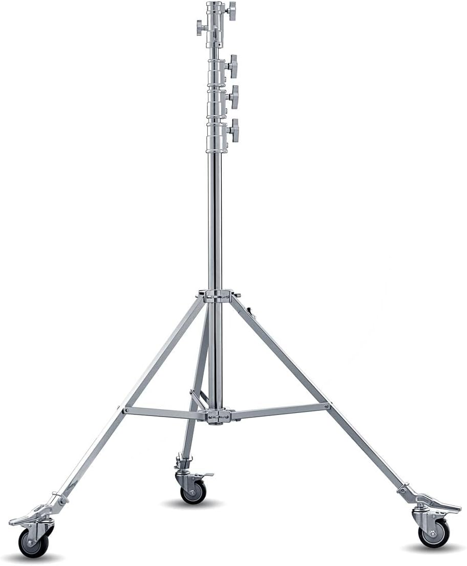 Godox SA5045 14.75 Feet Roller Stand with Folding Base, Heavy-Duty Steel Construction, and Adjustable Height