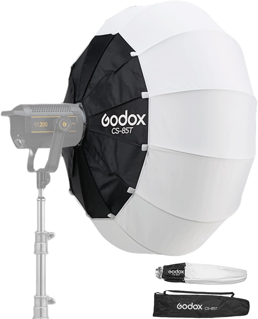 Godox CS-50T 50cm/19.6in Quick Release Lantern Softbox Professional Foldable Softbox with Standard Bowen Mount for Photography Studio Photography (50cm/19.6in Softbox)