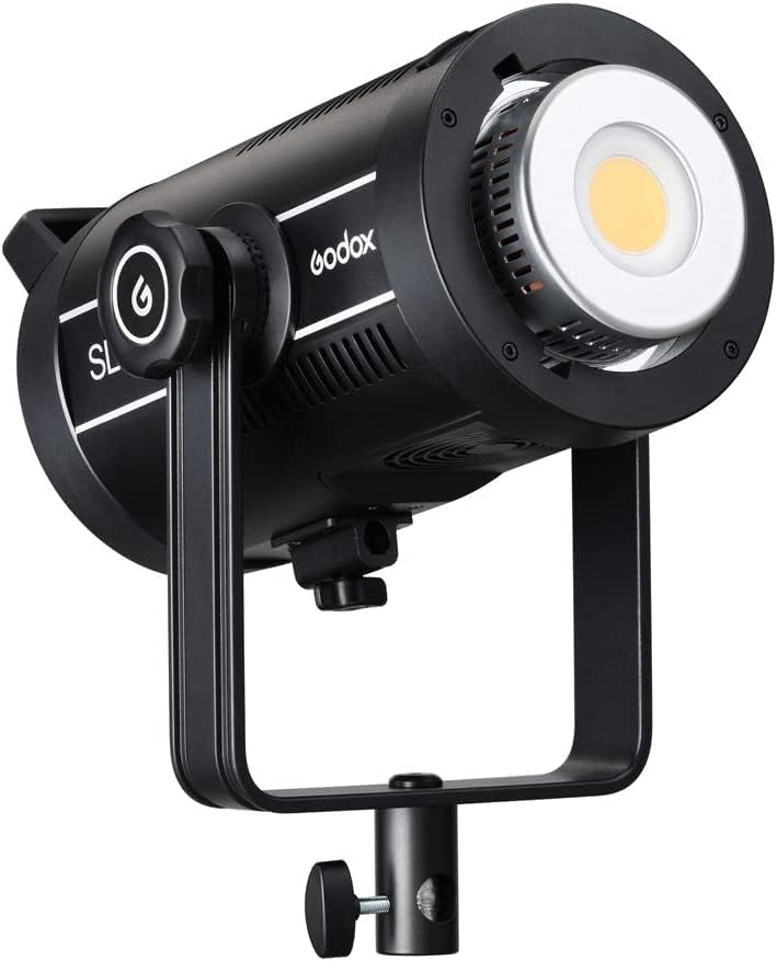 SL150III LED Video Light with RC-A6 Remote, 160W 73600Lux LED Continuous Light with 8 FX Effect, Bluetooth APP Control, CRI 96+ Studio Ultra Quiet LED Photography Light