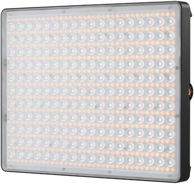 Aputure Amaran P60C RGBWW Video Panel Light,Color Temperature 2500K-7500K,60W,CRI95+/TLCI 96+,5900lux@1m,10 Light Effects,with Softbox,Support App