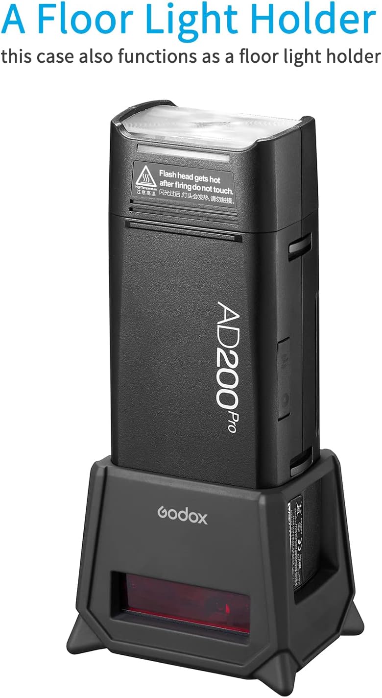 GODOX AD200PRO-PC Silicone Fender Protect Case for AD200Pro AD200Pro II Flash Light Screen Protection