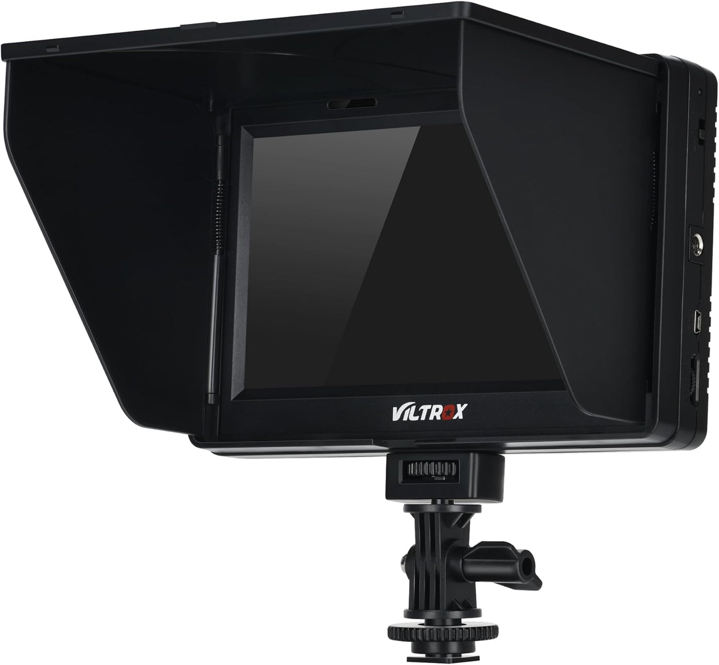 7 inch 4K HDMI Field Monitor Kit, VILTROX DC-70 II on Camera Monitor with HDMI Output, Peaking Focus Assist Video Monitor with Sunshade Hood/Battery