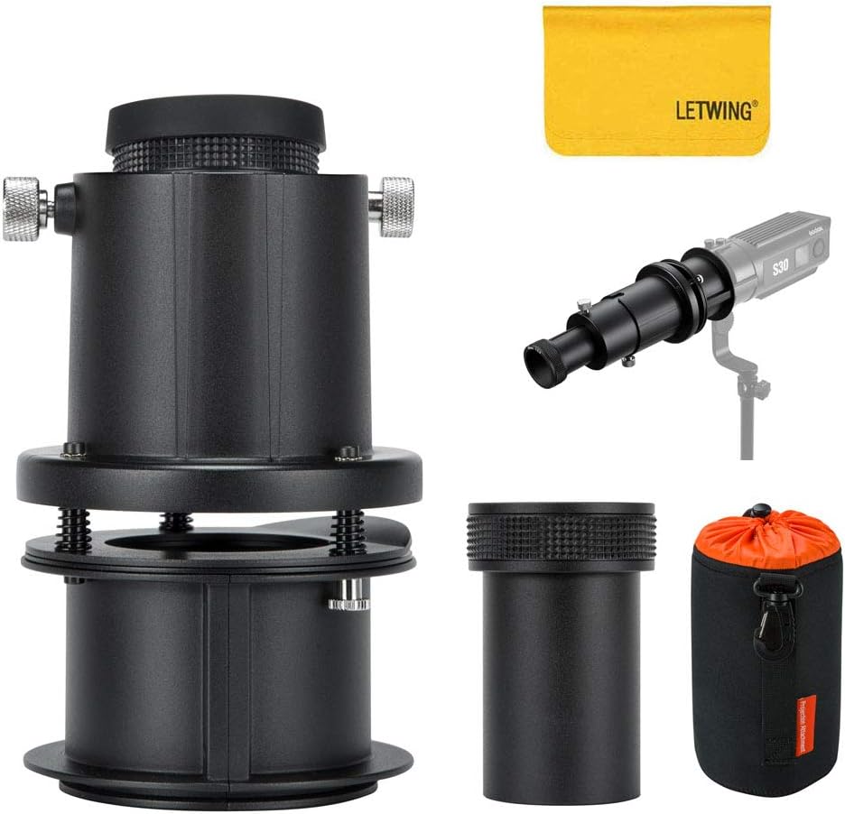 Godox SA-P Projection Attachment with SA-01 85mm Lens for Godox S30 Focusing LED Video Light