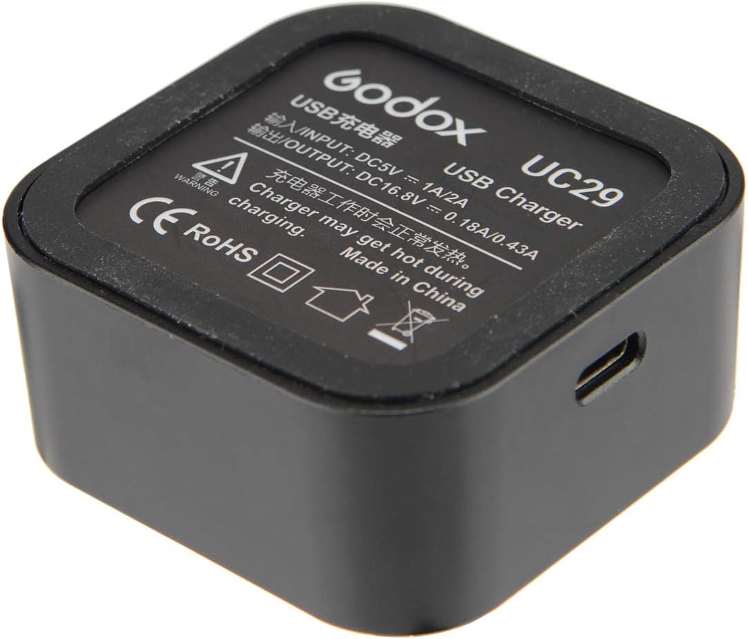 Godox UC29 USB Power Charger Suitable for Godox AD200 AD200pro WB29 Battery Pack