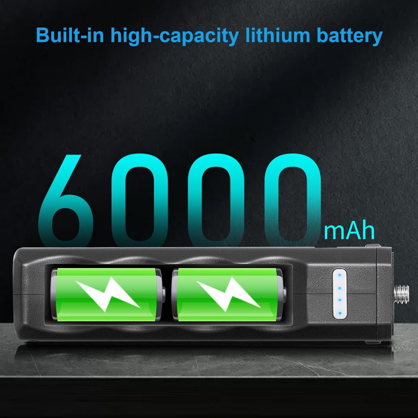 Fomito VB-38W Charging Grip Battery Grip, 6000mAh High-Capacity Lithium Battery, Support DC1 USB/Type-C Output Interface, Multiple Input and Output Protection Mechanisms