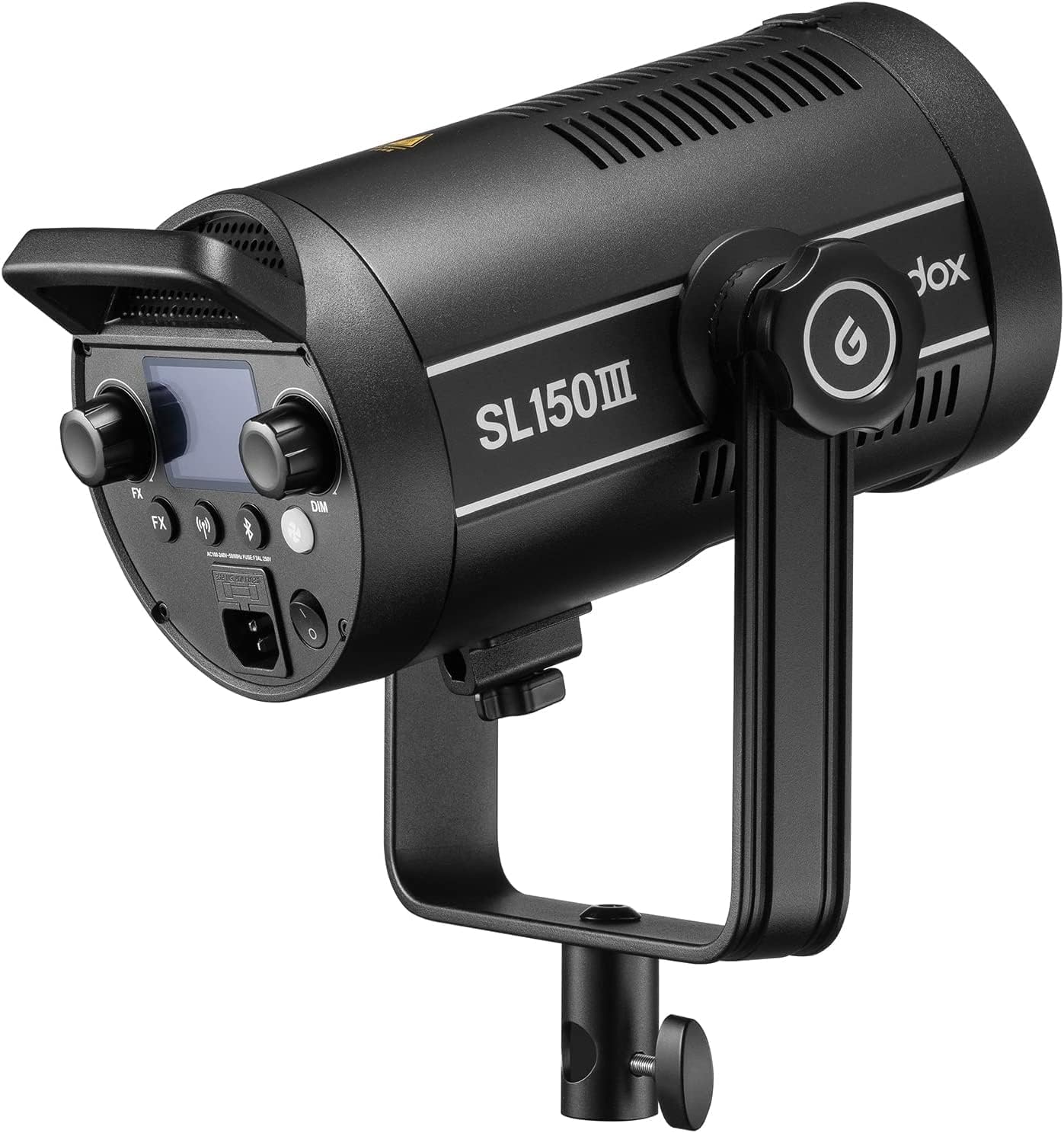 SL150III LED Video Light with RC-A6 Remote, 160W 73600Lux LED Continuous Light with 8 FX Effect, Bluetooth APP Control, CRI 96+ Studio Ultra Quiet LED Photography Light