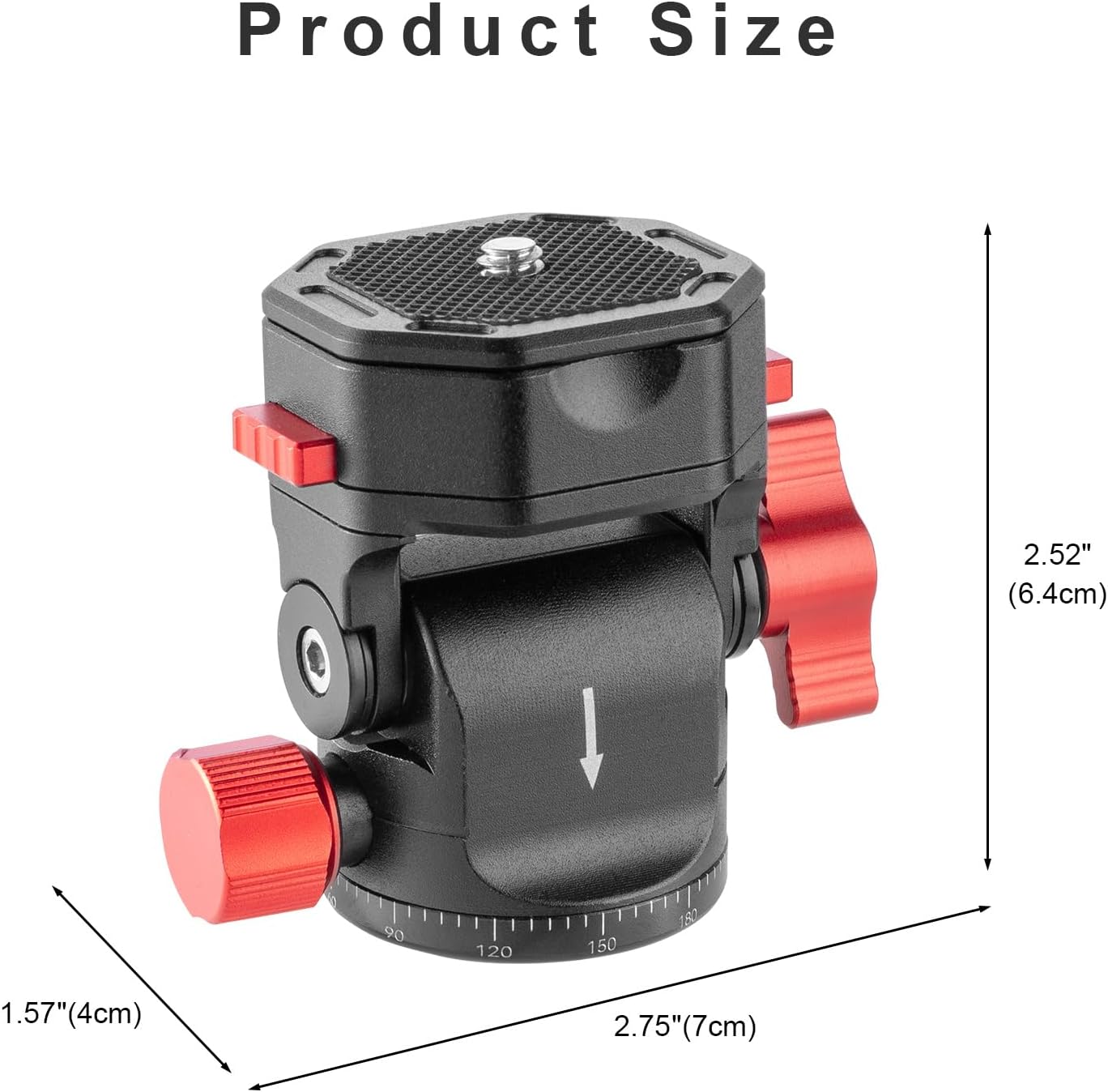 Fomito- Z4 Camera Monitor Holder Mount Arm Hot Shoe Adapter for Field Monitor, Smartphone, Led Video Light, Microphone (New Upgrade Model)-F0009