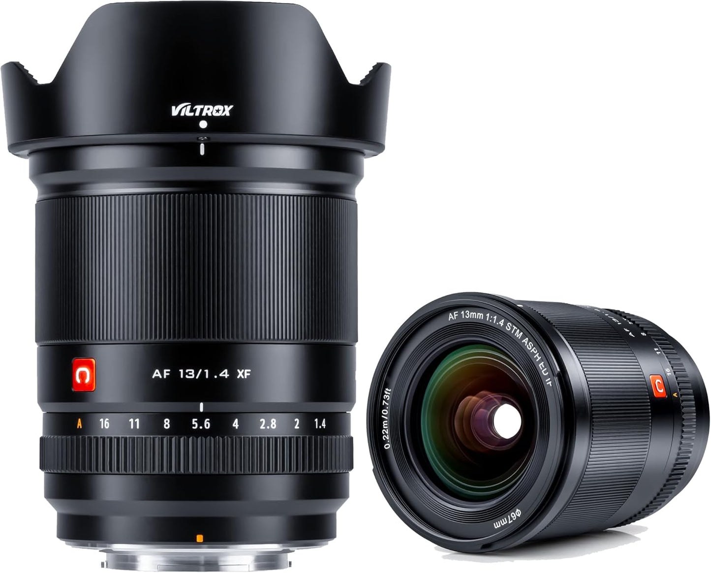 VILTROX AF 13mm F1.4 XF Lens for Fuji-X Mount, Large Aperture F/1.4 APS-C Prime Lens for Fujifilm Camera X-A5 X-A7 X-E1 X-E2S X-H1 X-M1 X-PRO2 X-PRO3 X-T1 X-T10 X-T30II X-T100 X-S10 X-H2S X-T5