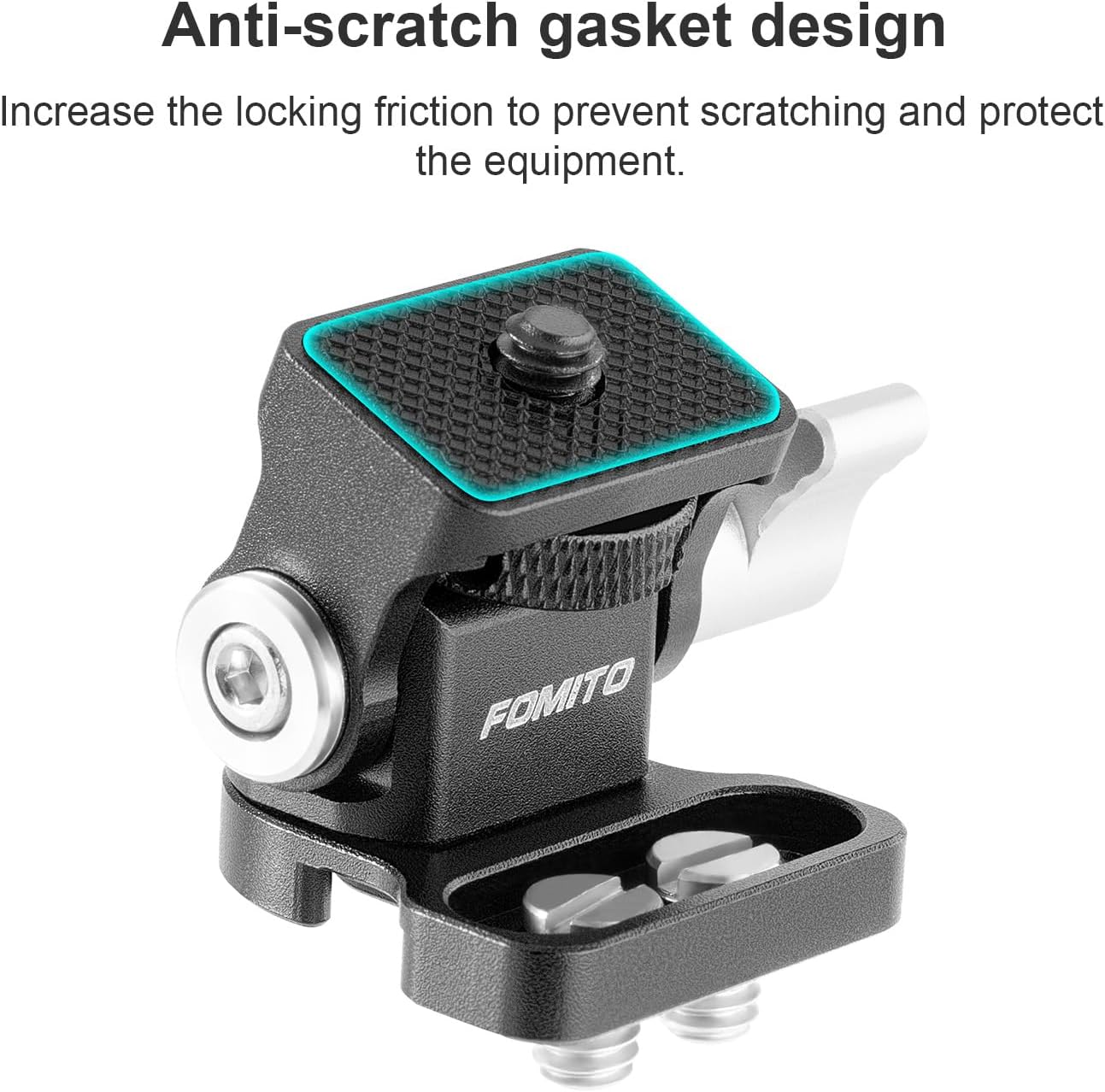 Fomito-Z6 Camera Monitor Holder Mount Arm Hot Shoe Adapter for Field Monitor, Smartphone, Led Video Light, Microphone (New Upgrade Model)-F0013/F0014/F0015