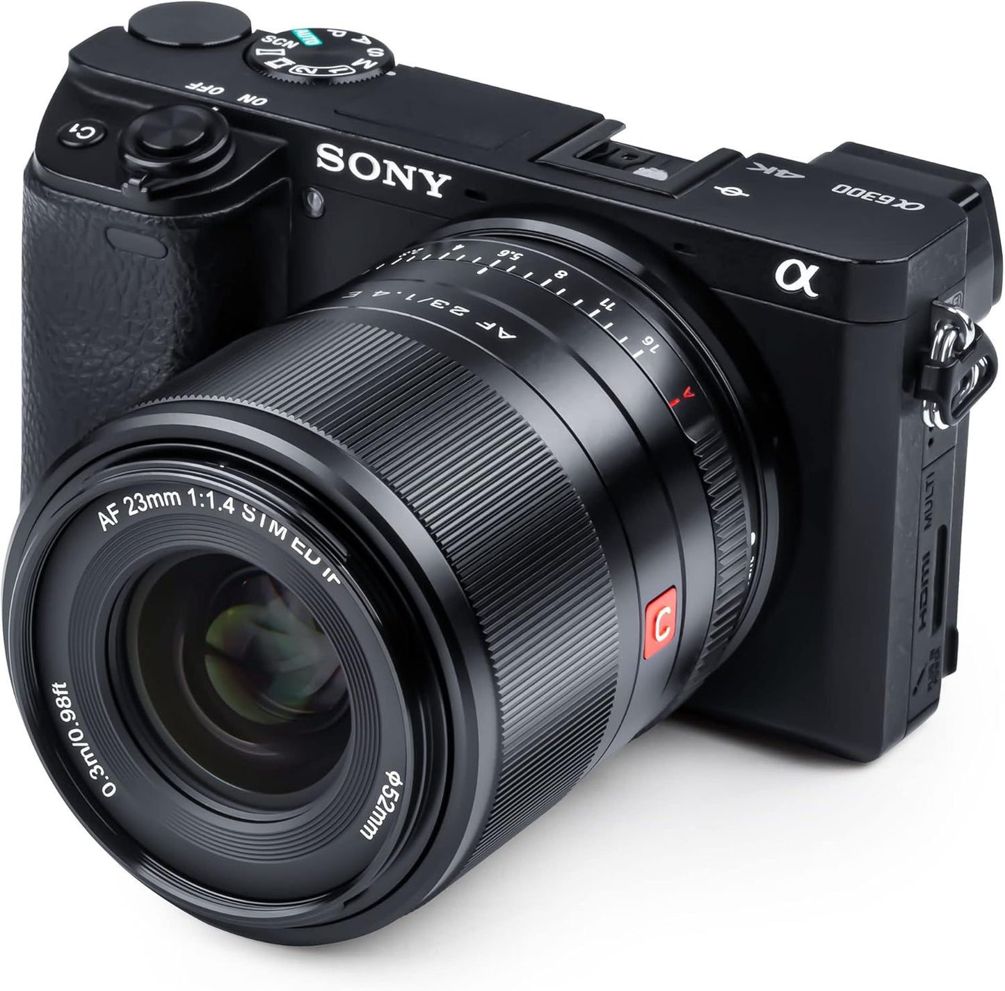 VILTROX 23mm F1.4 f/1.4 Sony E-Mount Auto Focus APS-C Prime Lens for Sony E-Mount Camera A6500 A6300 A6000 A7RⅣ A7RⅢ A7Ⅲ A7RⅡ A7Ⅱ A7S A7R