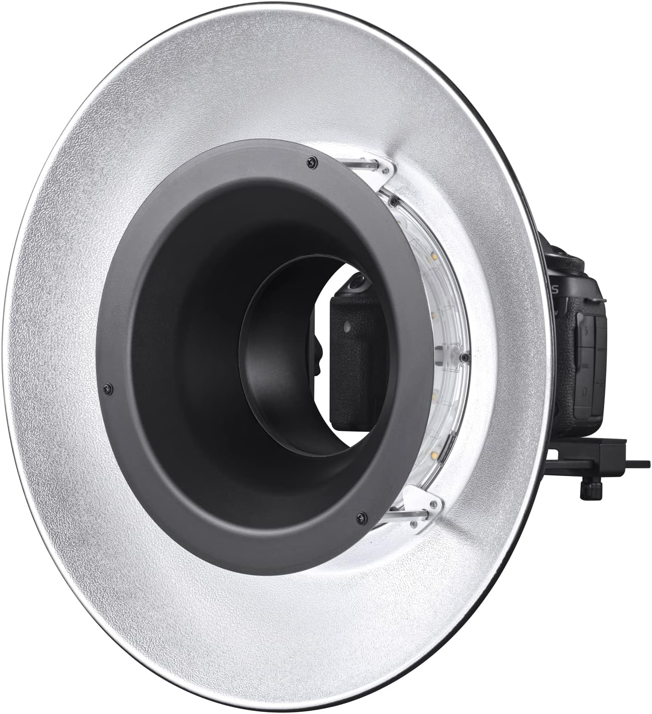 GODOX Reflector with Silver Interior Beauty Dish RFT-25S for Godox R200 Ring Flash Head