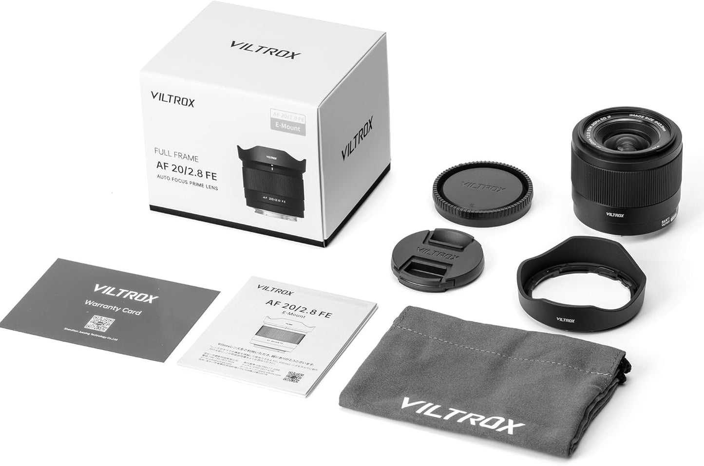 VILTROX 20mm f2.8 FE, 20mm f/2.8 e-Mount Full Frame AF Lens for Sony e Mount, Prime Wide Angle Lens for Sony e Mount a7cr a7cii a7c a6700 zv-e100 a6600 a6400 a7iv a7iii