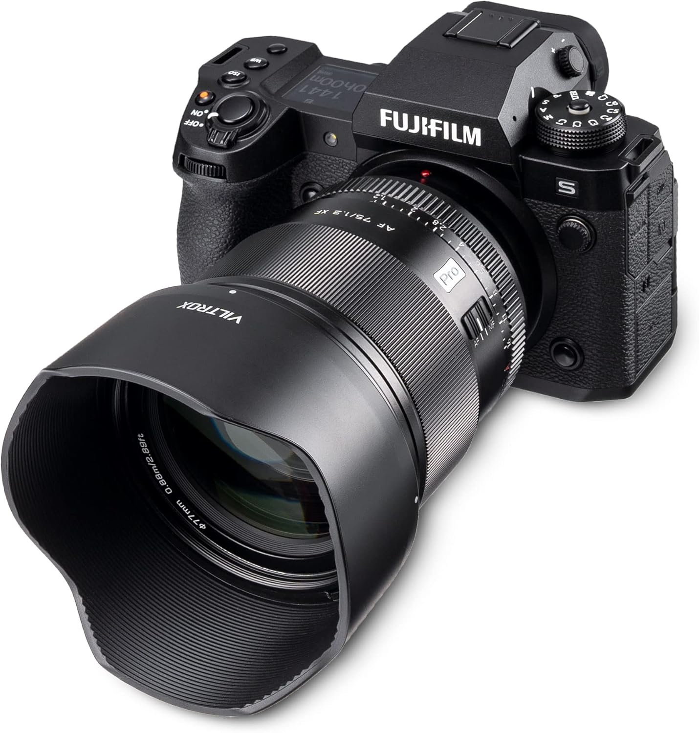 VILTROX PRO 75mm f/1.2 f1.2 Fuji x Mount APS-C Prime Lens for Fujifilm X Mount Camera X-T5 X-H2 X-H2S X-T30 II X-T4
