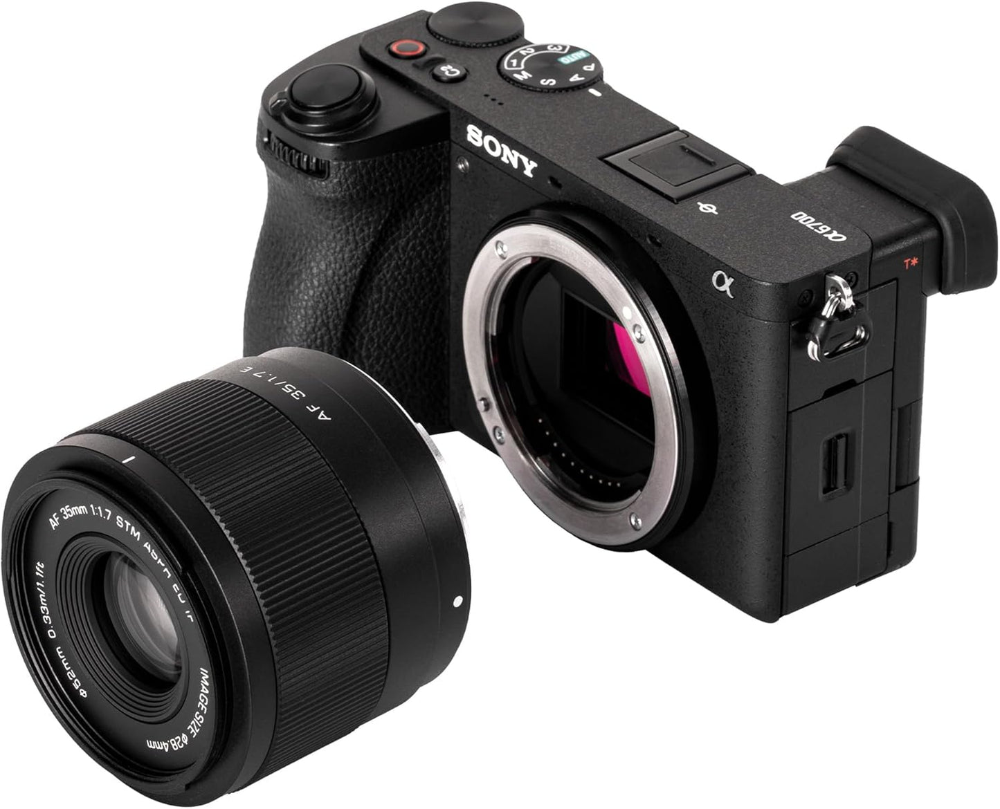 VILTROX 35mm f1.7 E, AF 35mm F1.7 E Mount Lens for Sony E, Auto Fcous APS-C Large Aperture Prime Lens for Sony ZV-E10 II EV10 a6700 a6600 a6400 a7c ii a7rv a7iii