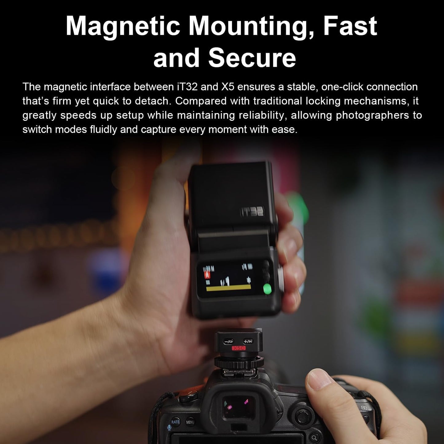 Godox iT32 TTL Camera Flash IT32 iFlash Camera Flash, Built-in 2.4GHz Receiver, with Storage Bag and Diffuser, Matching X5 Wireless Flash Trigger can work for Canon, Nikon, Sony, Fujifilm, Olympus etc