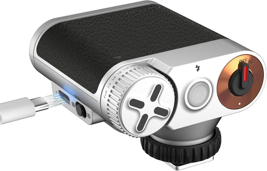 VILTROX Retro Flash for Camera, 1100mAh Mini Camera Flash GN12 with 7 Levels, 23W/s Full Power Small Camera Flash, 0.25-3.5s Recycle, S1/S2 Optical Control for Sony Fujifilm Canon Nikon Olympus (Z1)