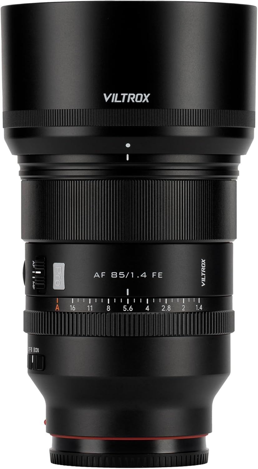 VILTROX 85mm f1.4 Pro FE Lens, AF 85mm f/1.4 FE for Sony E-Mount, Portrait Lens for Sony FE a7iv a7c ii a7rv a9iii zve1 fx3 ev-e10 ii a6700 a6600