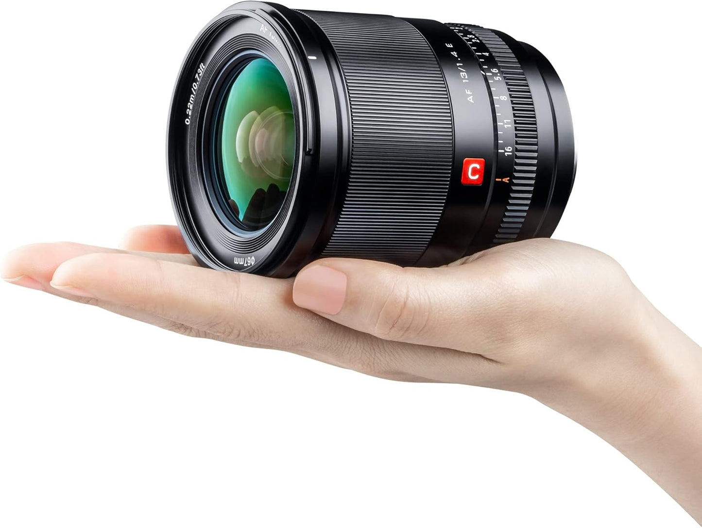 VILTROX 13mm F1.4 f/1.4 e Mount Lens, Super Wide Angle APS-C Prime Lens for Sony e Mount mirrorless Cameras ZV-E10 a600 a6600 a6100 a6000 a7 Black