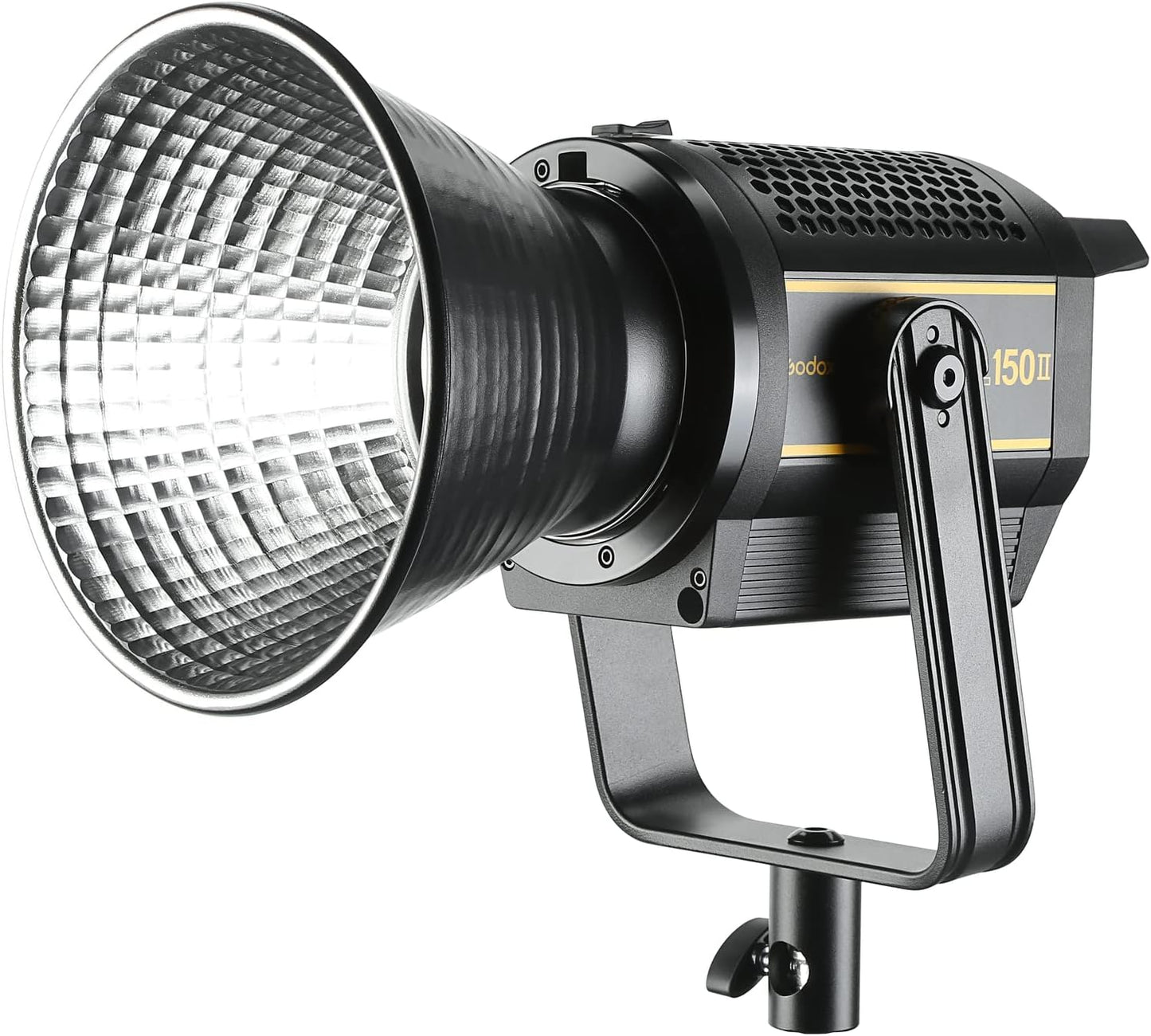 Godox VL150II LED Video Light, 76000 Lux 165W LED Continuous Light, Professional Daylight LED Light 5600k CRI 96+, DC or V-Port Lithium Battery Power Supplied, 8 FX Effects APP Control Bowens Mount