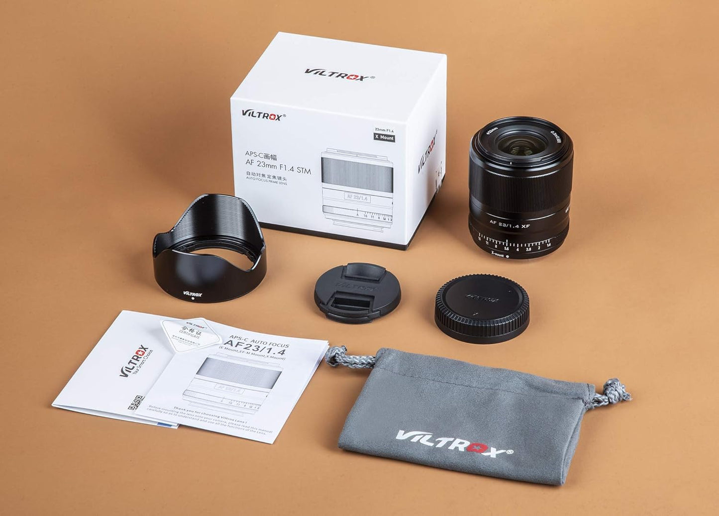 VILTROX 23mm Fuji F1.4 New Version 23mm f/1.4 X-Mount Lens Auto Focus Large Aperture APS-C Lens for fujifilm X-Mount Camera X-pro 3 X-Pro 2