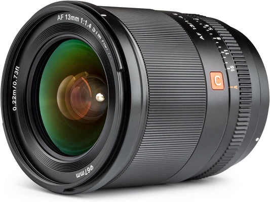 E-Mount AF 13mm F1.4 Wide-angle Prime Lens Large Aperture Portrait Lens Compatible with APS-C format Cameras Sony a7II, a7III, a7C, a7RII, a7RIII, a7SII, a7SIII, a9, FX30, a6000/6100/6300/6400/6600