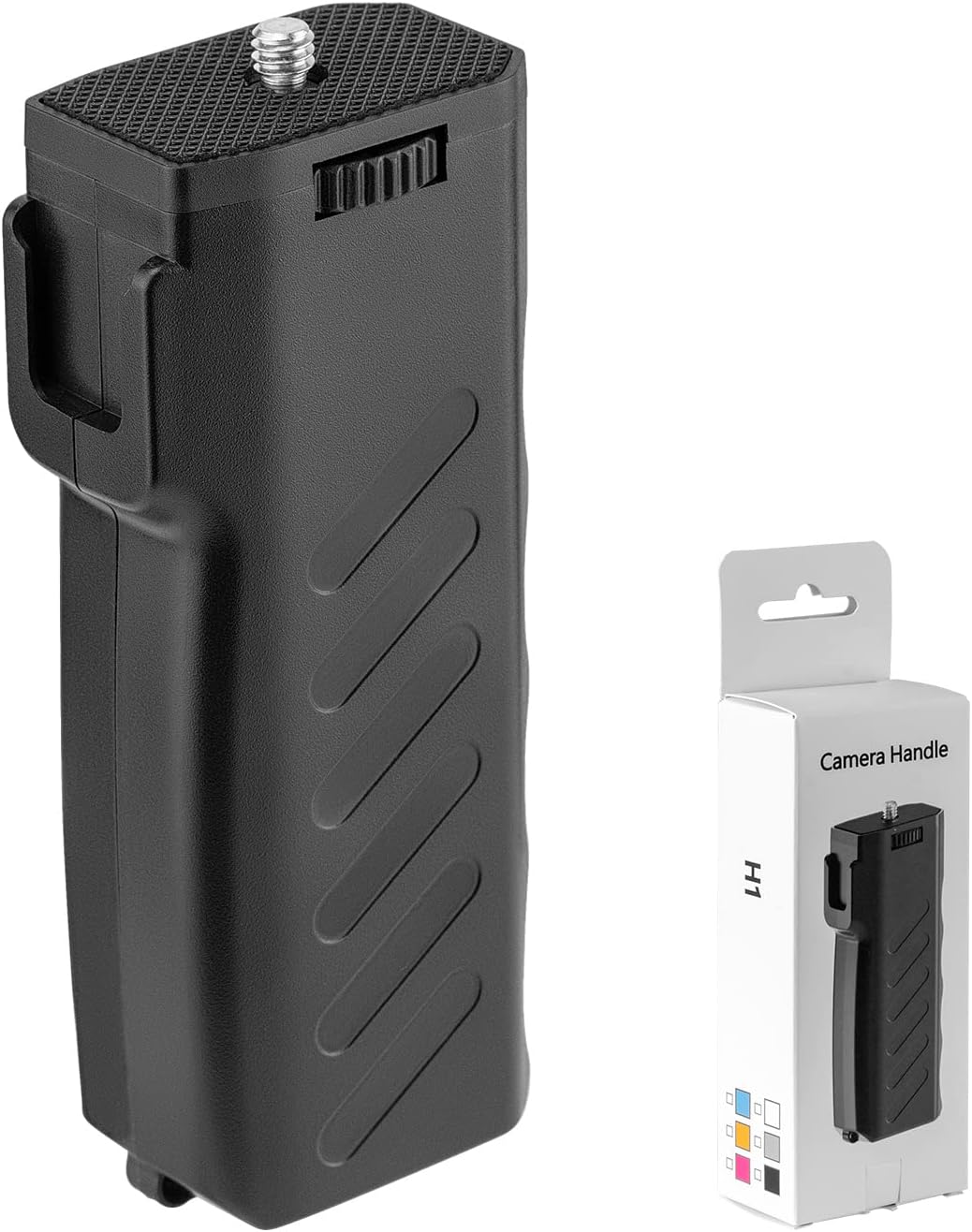 Fomito H1 Camera Handle Grip Stabilizer - Camera Grip Handle. Pistol Grip with 1/4" Screw and Fit for Sport/DSLR/SLR Cameras, Cell Phone Holders.Perfect for Photography, Weddings, Vlogs(White)