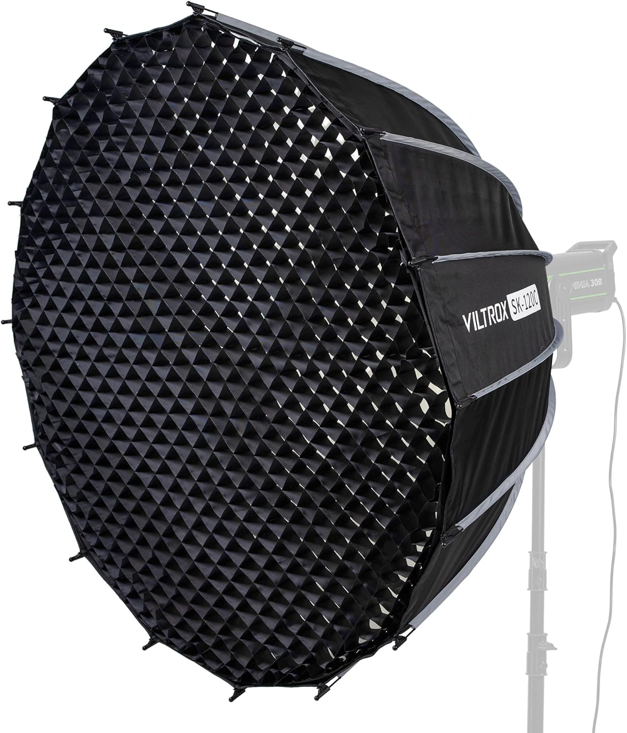 VILTROX 47.2 inch Bowens Mount Softbox,120cm Octagon SoftBoxes with Honeycomb Grid, Quick Release Bowen Mount Softbox Light Modifier Light Diffuser for Bowen Mount Monolight LED Video Lights