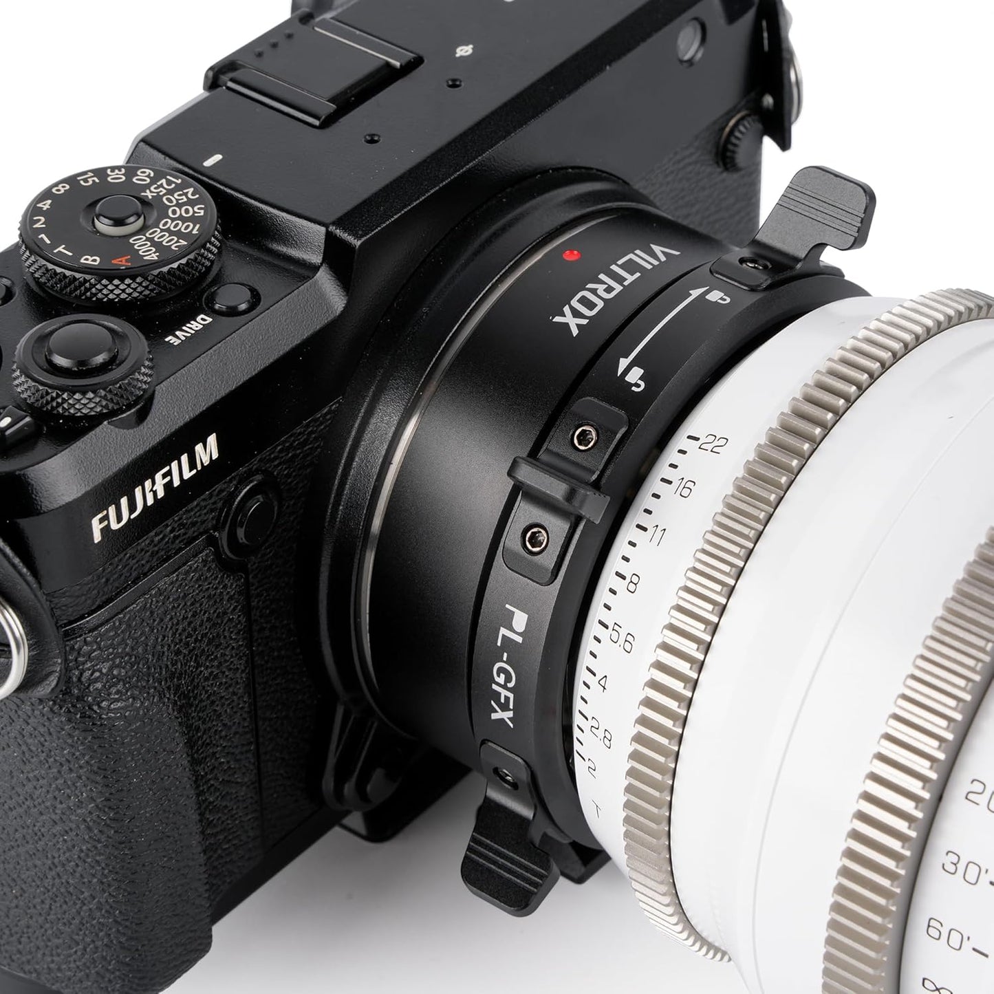 VILTROX PL-X Adapter Lens Mounting Ring with Swivel Lock, PL Cinema Lens Compatible for X-Mount Micro SLR Cameras X-Pro2 X-Pro3 X-E3 X-E4 X-A2 X-A3 X-A5 X-A7 X-S10 X-T20