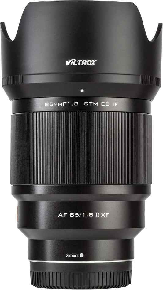 VILTROX 85mm f1.8 Mark II for Fuji x Mount 85mm ii Lens AF Auto Lens Portrait Fixed Focus Lens for Fujifilm Fuji X Mount Camera X-T3 X-T2 X-T30 X-T20 X-T10 X-T100 X-PRO2