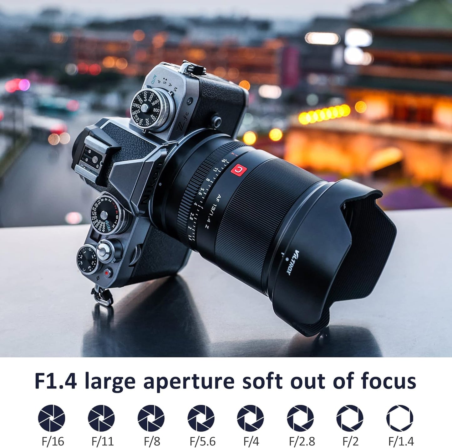 VILTROX 13mm F1.4 f/1.4 Z Mount Lens, Super Wide Angle Autofocus APS-C Lens for Nikon Z50 Z30 Z6II Z7II Z6 Z7