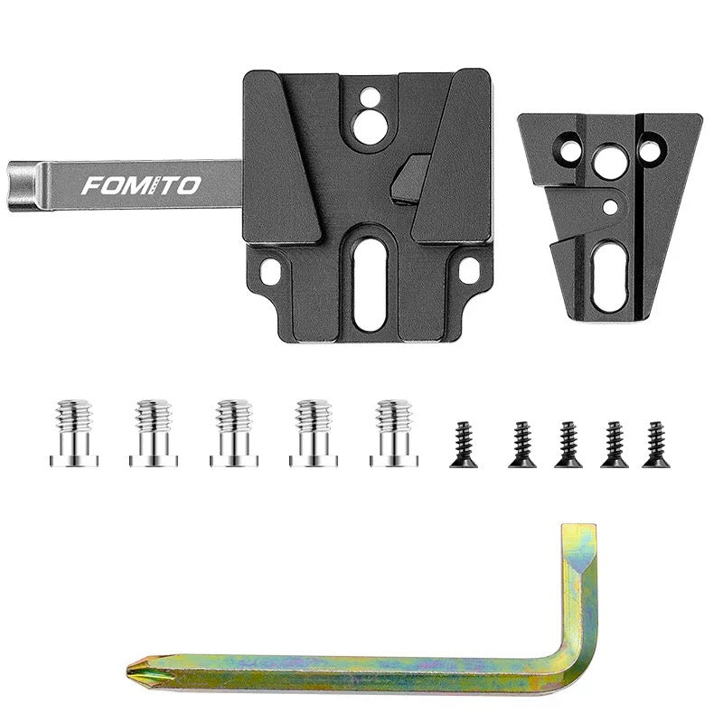 Fomito-VK-02 V Mount Battery Plate V Mount Adapter VK-02 V-Mount V-Lock Base Station Quick Release Plate-F0025/F0026/F0027/F0028