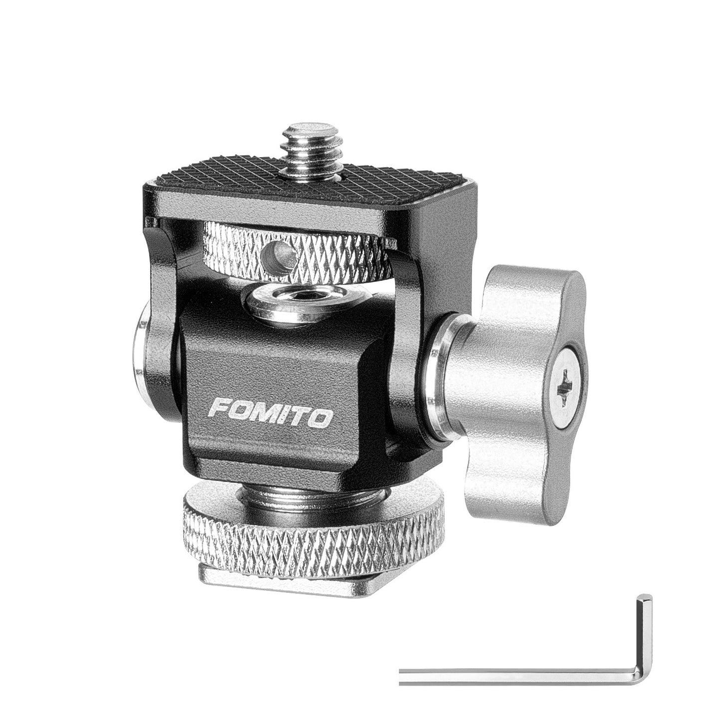 Fomito- Z3 Camera Monitor Holder Mount Arm Hot Shoe Adapter for Field Monitor, Smartphone, LED Video Light, Microphone(New Upgrade Model)- F0004/F0005/F0006