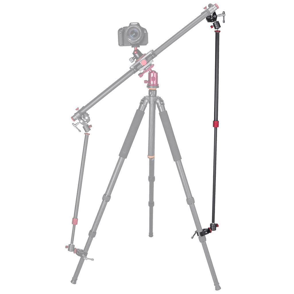 Fomito Tripod Stability Clamp Arm Adjustable Length Support Rod Stabilizer for Camera Slider