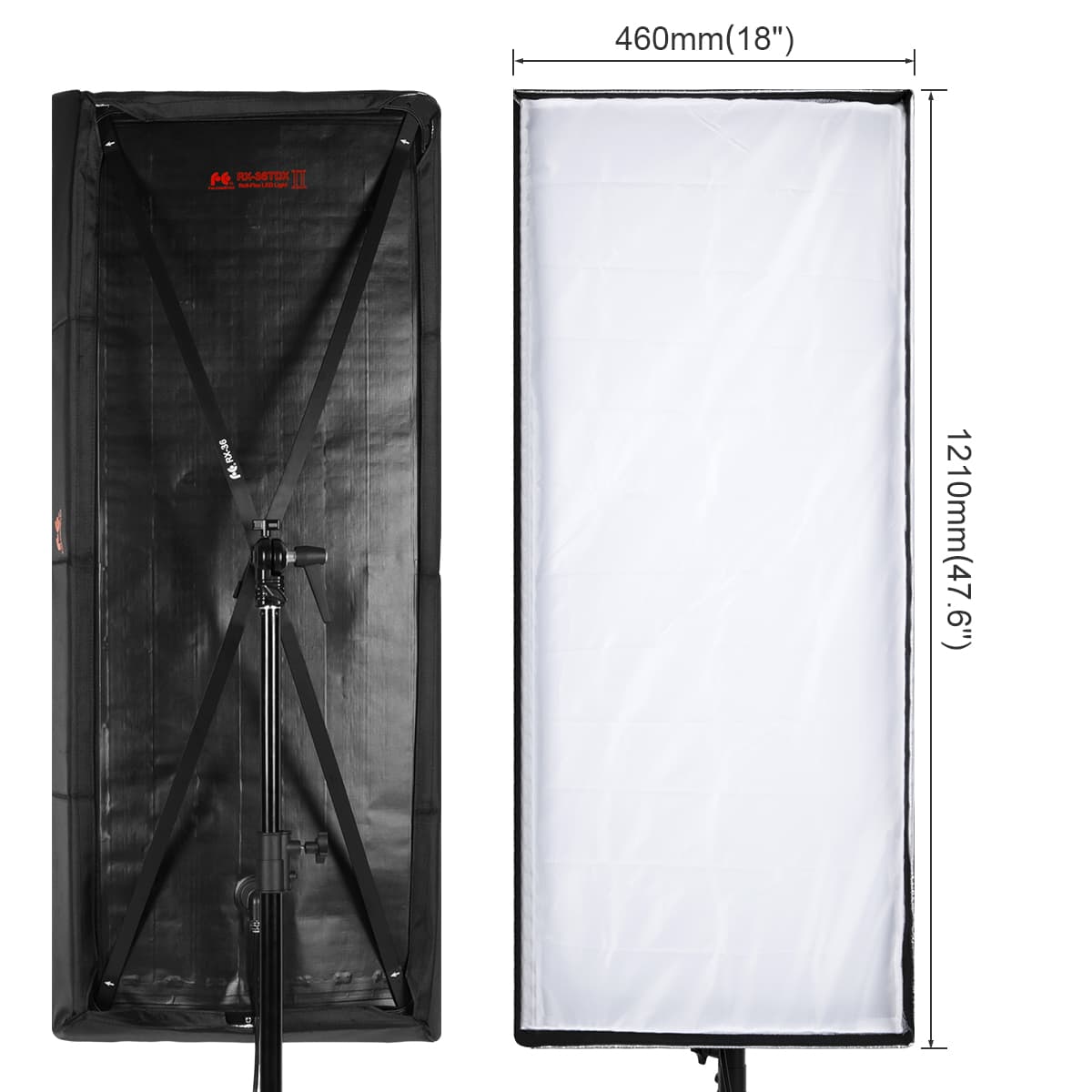 FalconEyes RX-36TDX II Flexible LED Light KIT IPX8 Waterproof 9 SPre-Programmed Lighting Effects
