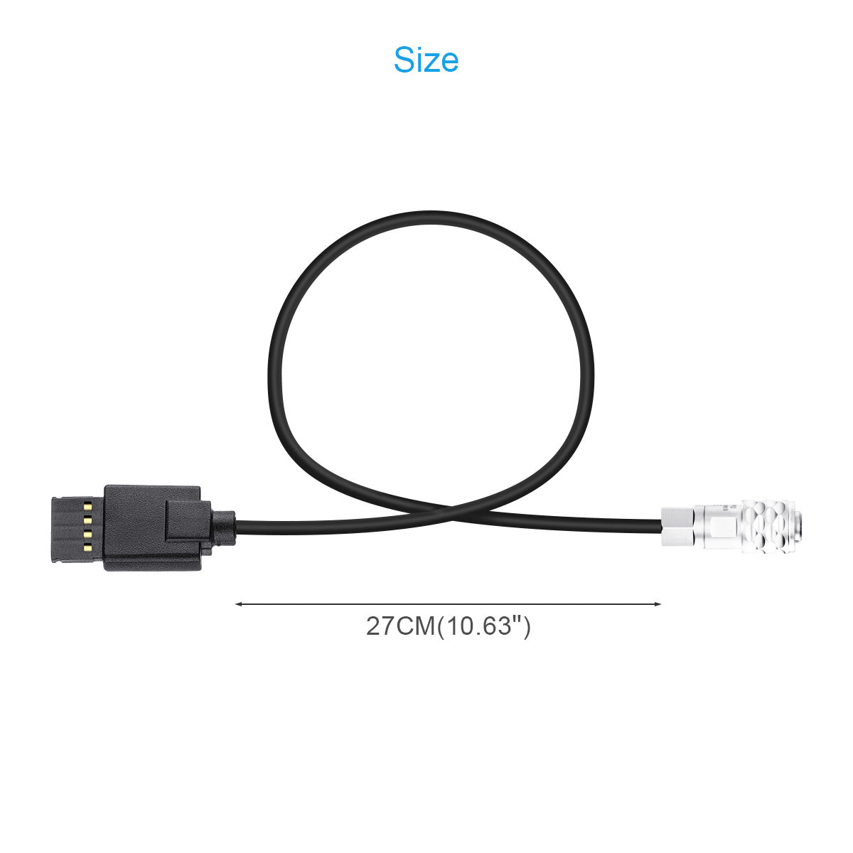 Fomito DJI Port 4K/6K BMPCC 2nd Generation Cord Connects Power Cable with DJI with Ronin-S