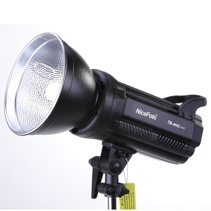 NiceFoto TB-400C 400W GN65 Monolight Strobe Photography Studio Flash with Lamp Head