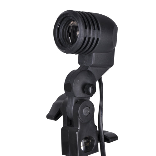 NiceFoto FLH-01 E27 Single Head Photo Lighting Bulb Holder,Umbrella Bracket Photography Studio Ligh For E27