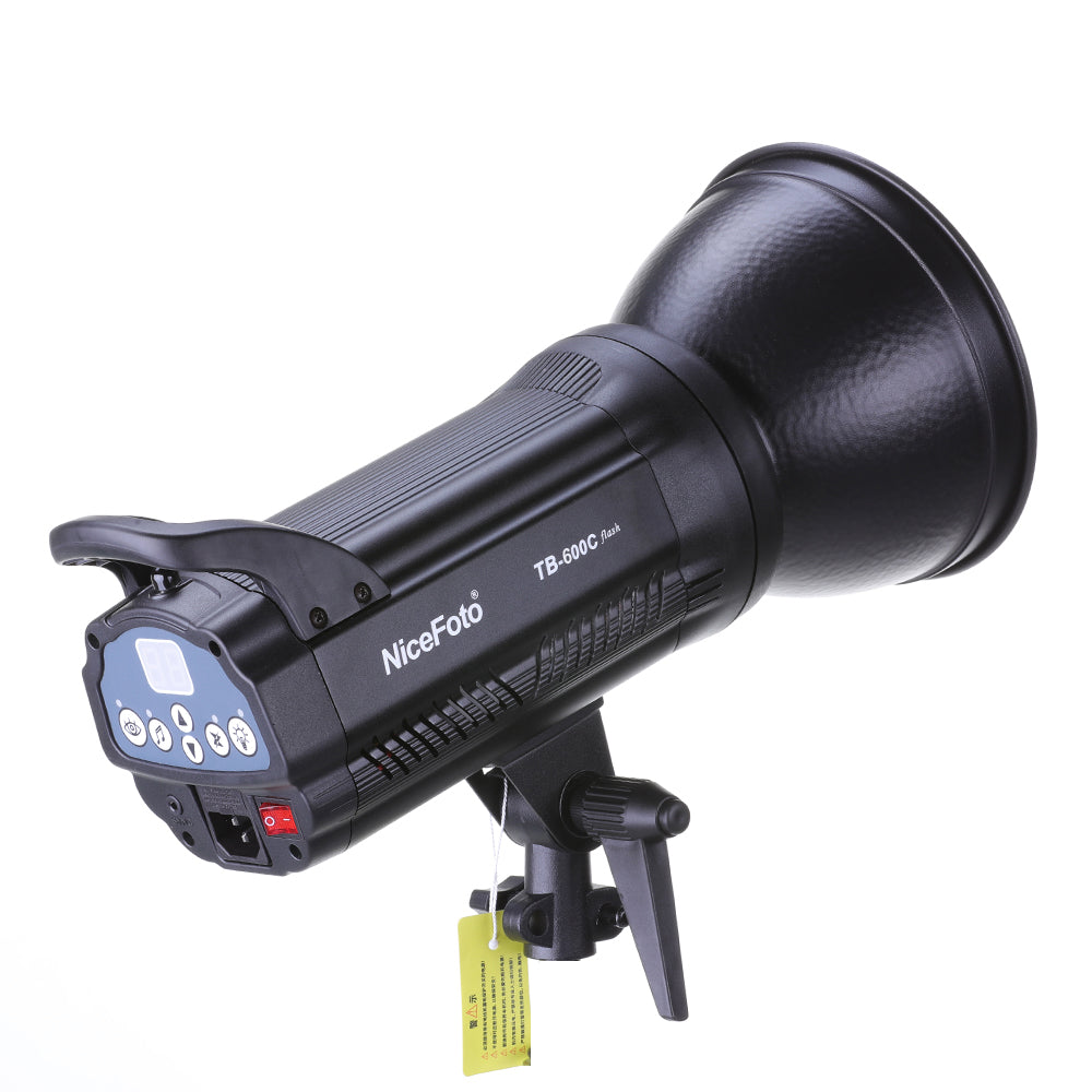 NiceFoto TB-600C 600W GN85 Monolight Strobe Photography Studio Flash with Lamp Head