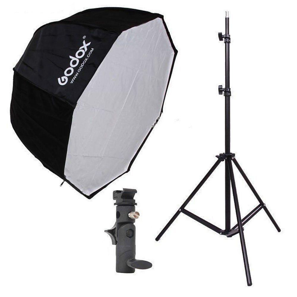 Godox 80cm Octagon Umbrella Softbox and Photography Light Stand kit - FOMITO.SHOP