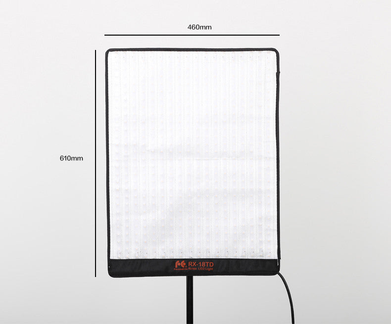 Falcon Eyes RX-18TD 504pcs 3200-5600K Stepless dimming LED Light Roll Flexible Waterproof Mat Led Studio Panel light Mat