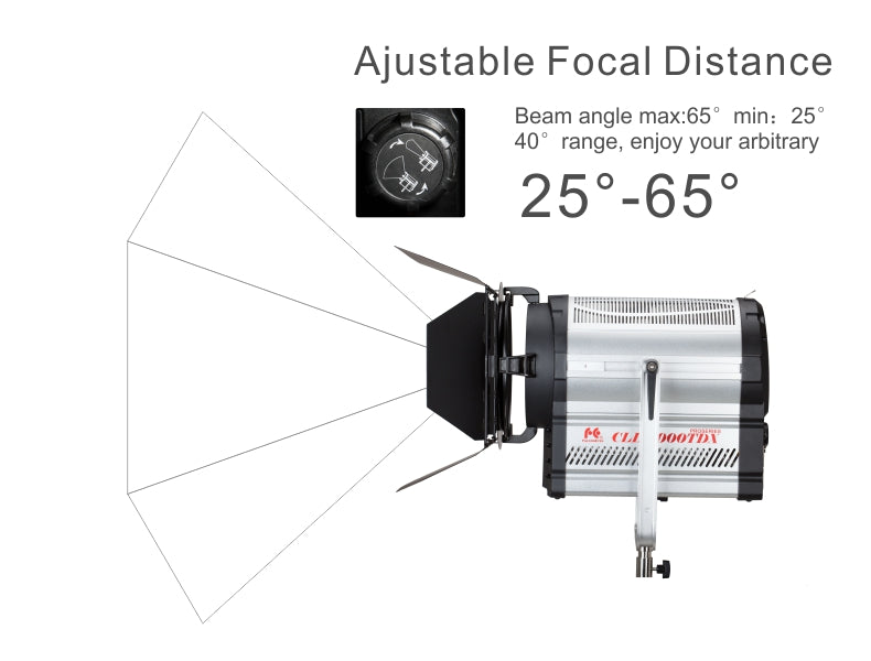 Falcon Eyes CLL-3000TDX Studio Light Photography Lamp 3000K-8000K Color Temperature Adjustable Brightness with LCD&Touch Panel