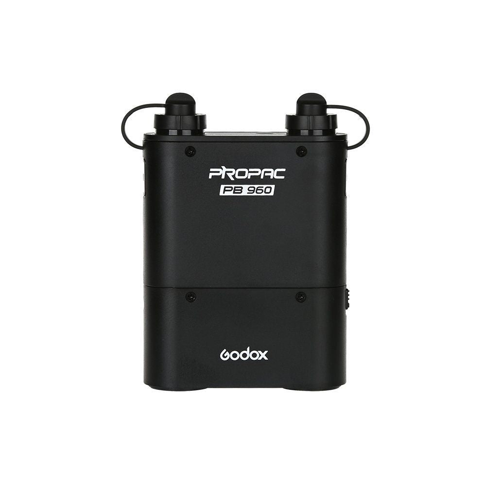 Godox PROPAC PB960 Dual-Output Speedlite Power Battery Pack 4500mAh for Canon Nikon Flash Black