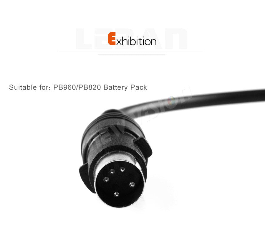 Godox AD-S1 Original Power Cable Cord for Godox WITSTRO AD180 AD360 AD360II Flash Speedlite