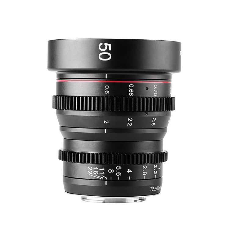 Meike 50mm T2.2 Manual Focus Cinema Lens Fit for Sony Fujifilm M4/3