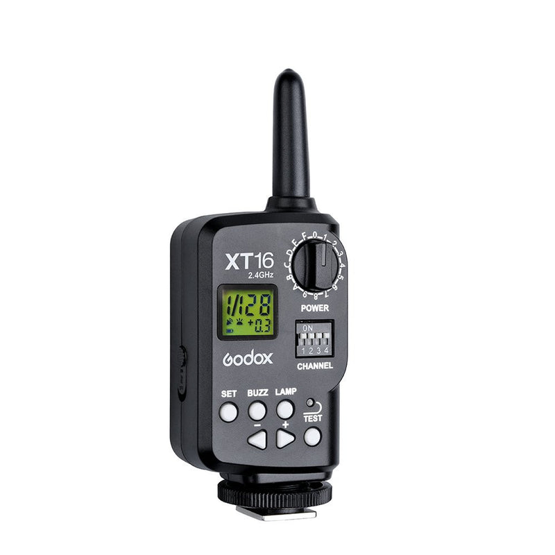 Godox XT-16S 2.4G Wireless Radio-Controlled Flash Trigger Transmitter and Receiver for Godox Ving V850 V860C V860N Speedlite