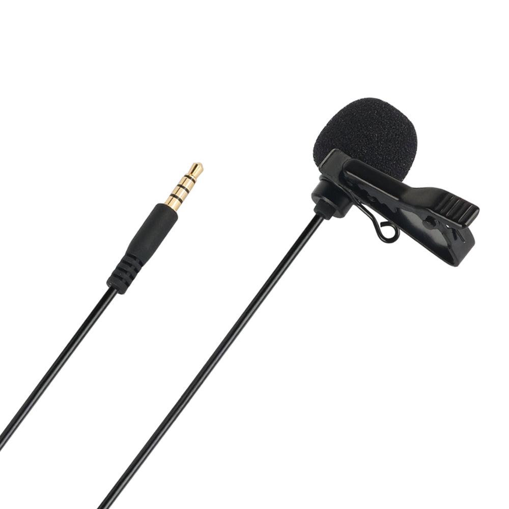 Fomito Micmov Professional Lavalier Lapel Microphone Omnidirectional Condenser Recording Mic