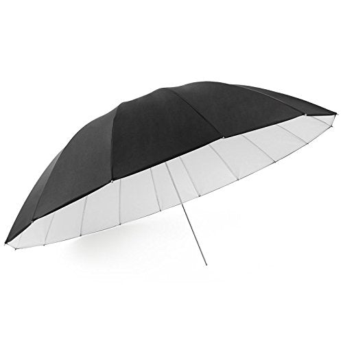 Fomito 7 feet Mega Parabolic Reflector Umbrella White/Black