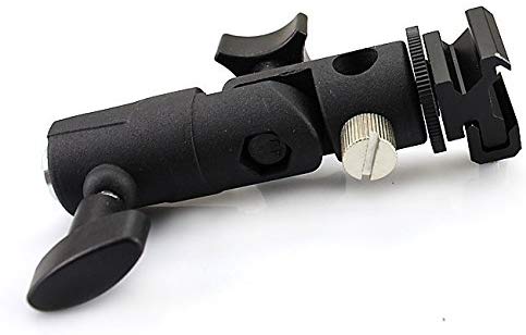 Fomito Metal E-type Flash Holder Universal Hot Shoe Bracket Tripod for Reflective Umbrella